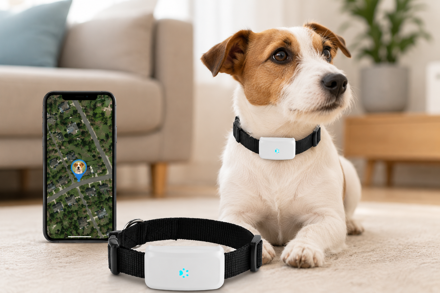 PetTrack™ GPS – Localizzatore Impermeabile per Cani e Gatti